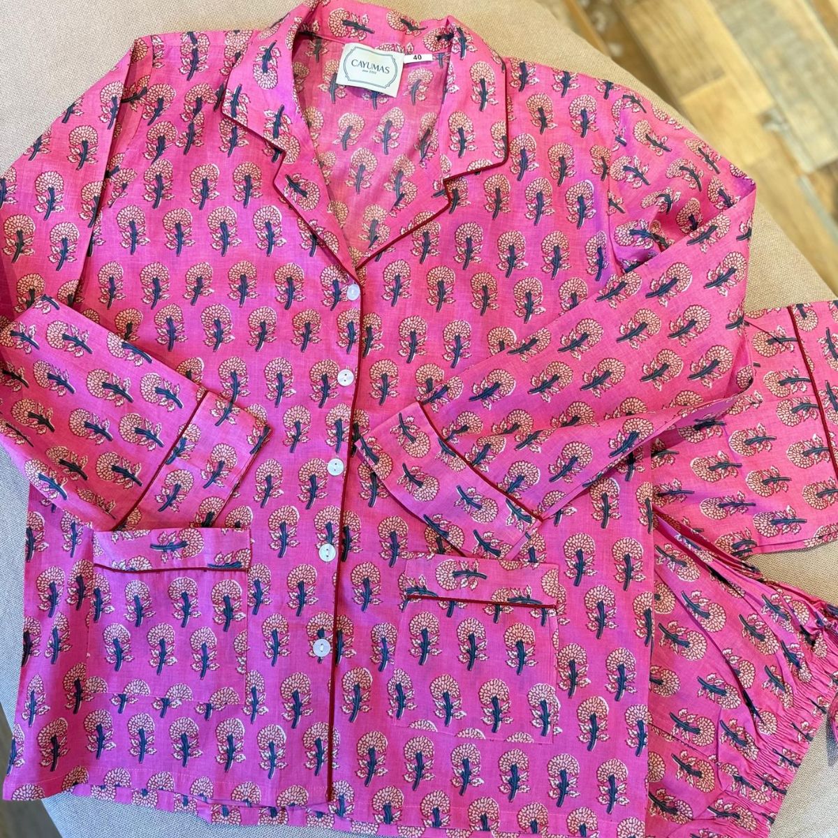 Pijama Largo Fucsia - Cayumas