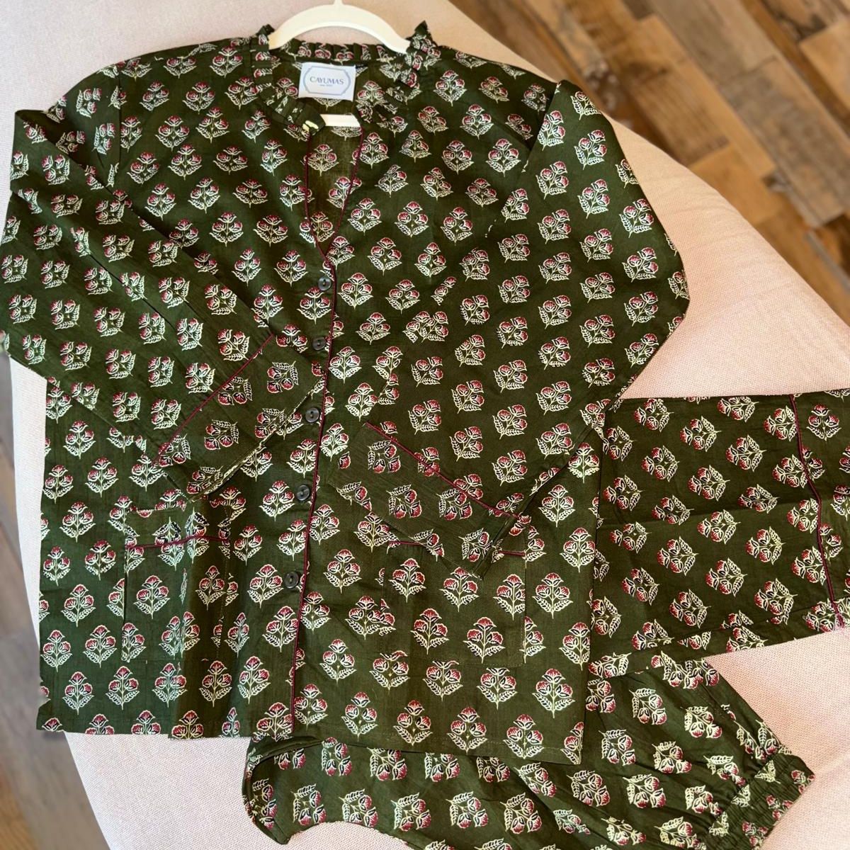 Pijama Largo Verde - Cayumas