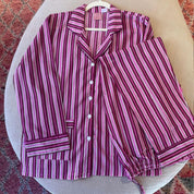 Pink Stripes Long Pajama