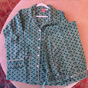 Pijama Largo Verde Empolvado