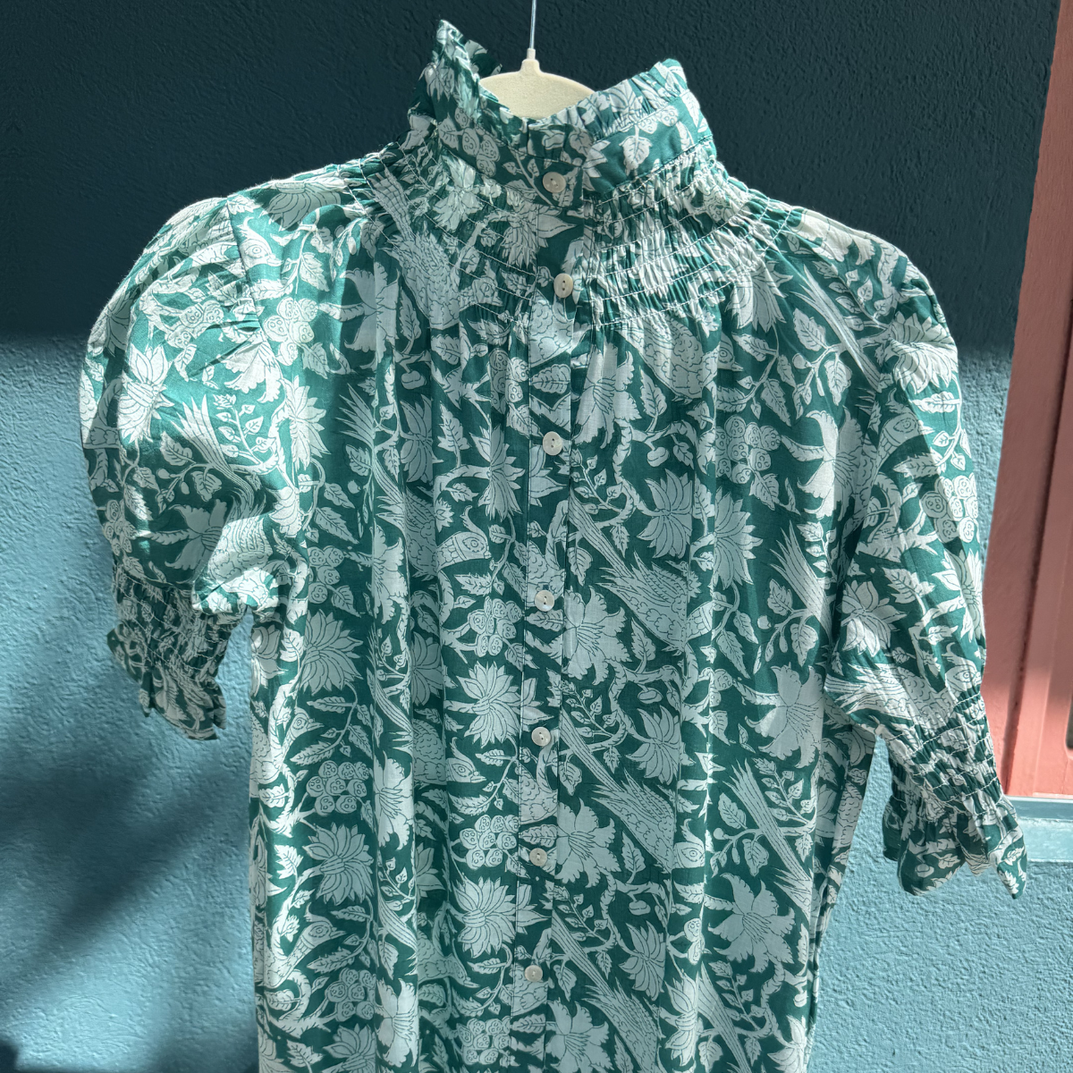 Green Turtle Neck Dress