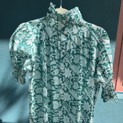 Green Turtle Neck Dress