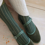 Green Glitter Socks