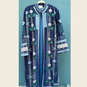 Kimono Terciopelo Azul