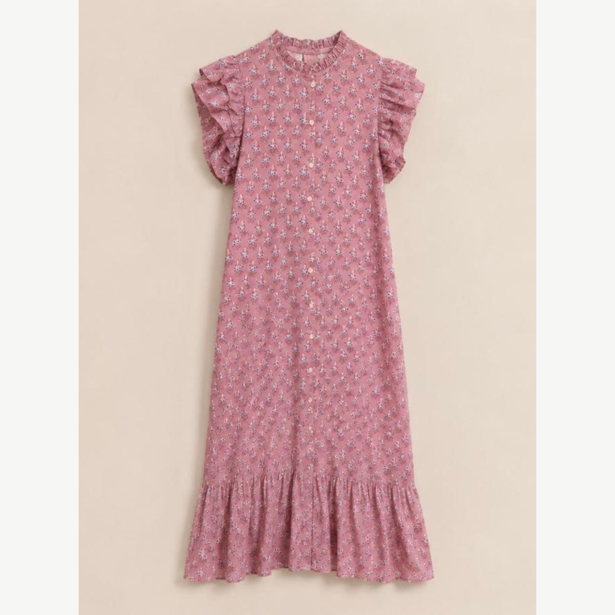 Pink Short Sleeve Dress