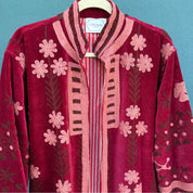 Kimono Terciopelo Burdeos