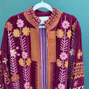 Kimono Terciopelo Morado