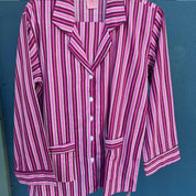 Pink Stripes Long Pajama