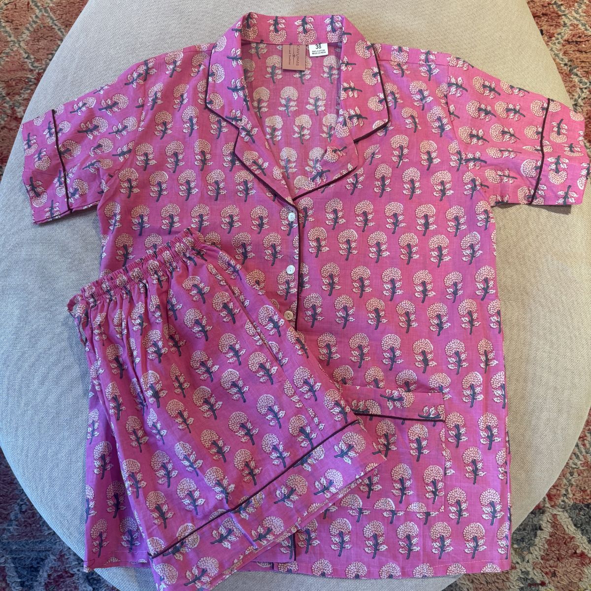 Fuchsia Shorts Pajamas