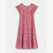 Vestido Rosa Estampado Olympia
