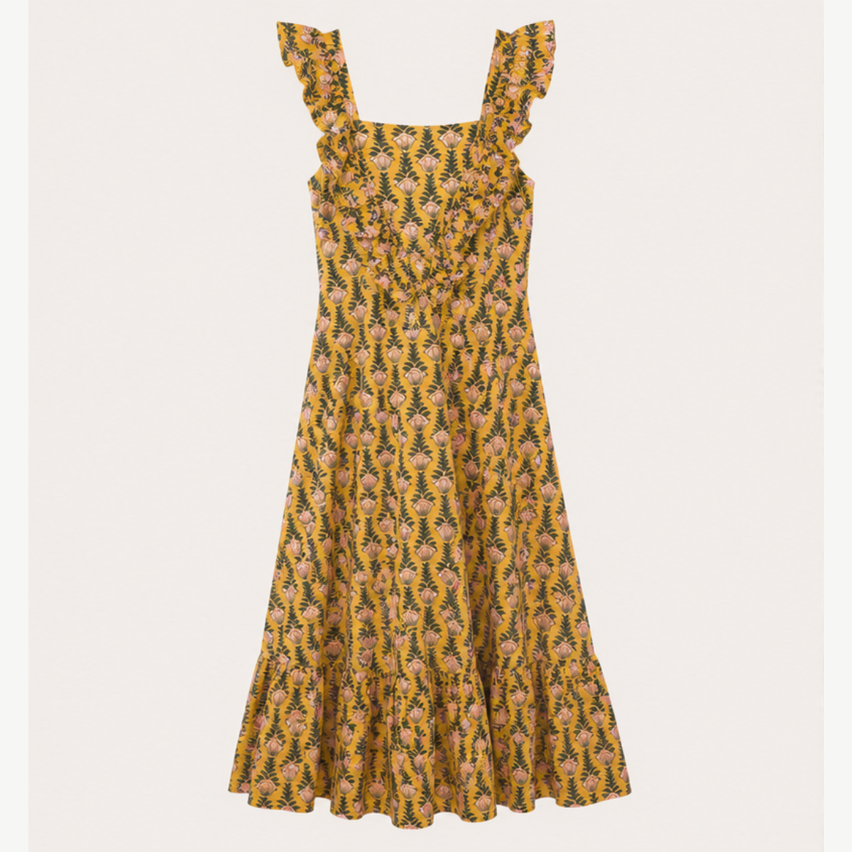 Mustard Strappy Dress