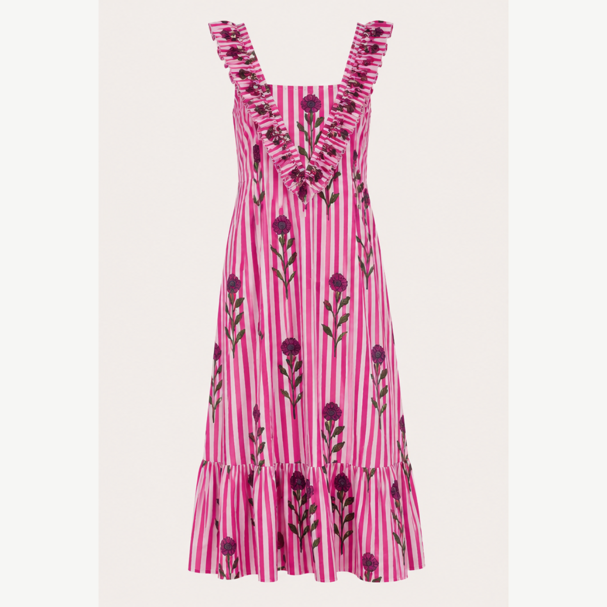 Fuxia Strappy Dress