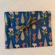 Navy Blue and Green Long Pajama