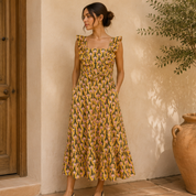 Mustard Strappy Dress