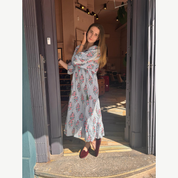 Blue Striped dress