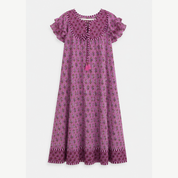 Vestido Morado Estampado Olympia