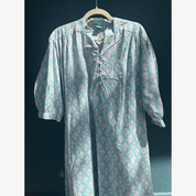 Light Blue Printed dress