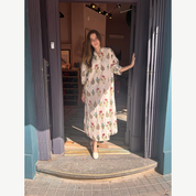 White Printed dress