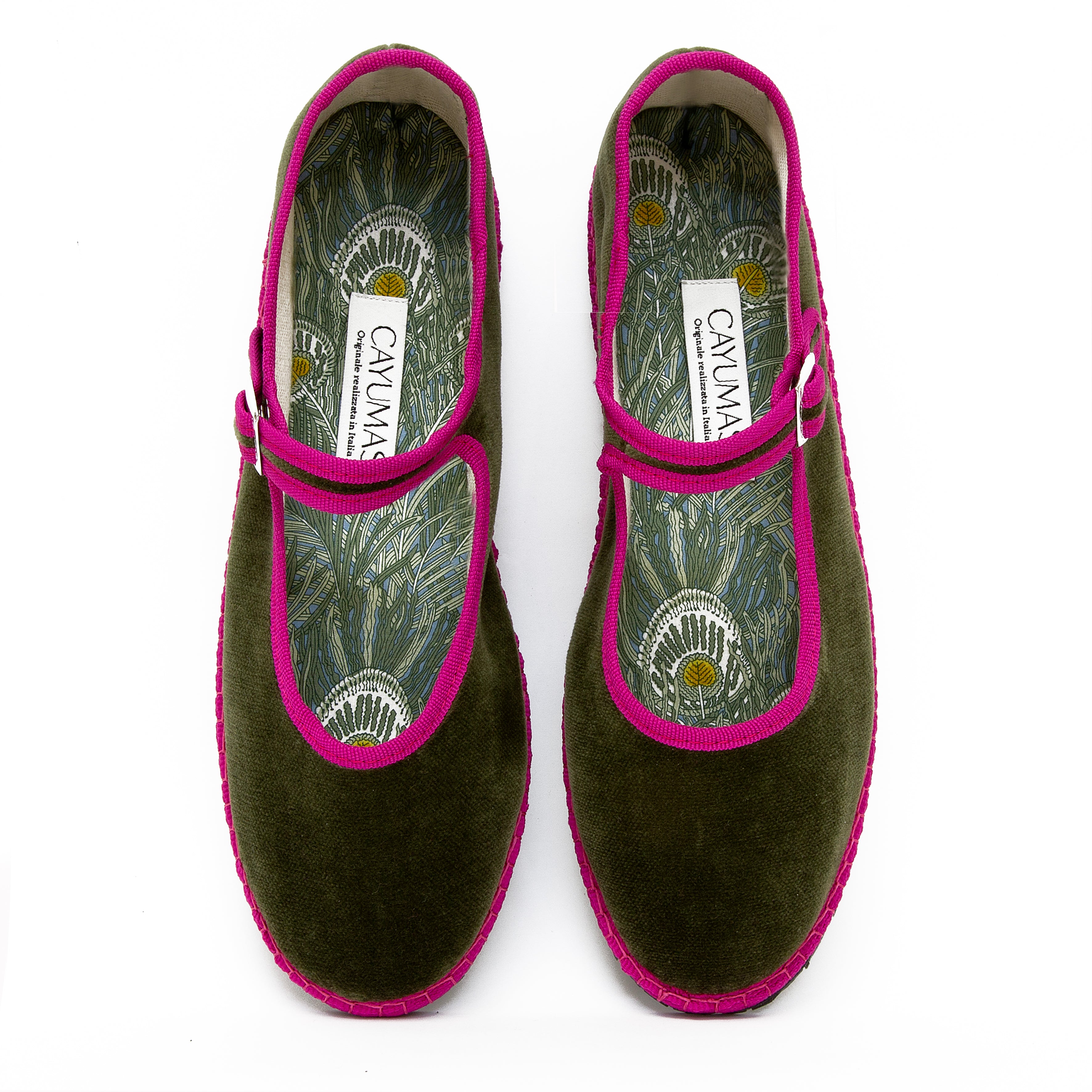 Boheme Verde Oliva Fucsia - Cayumas