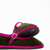 Boheme Verde Oliva Fucsia - Cayumas