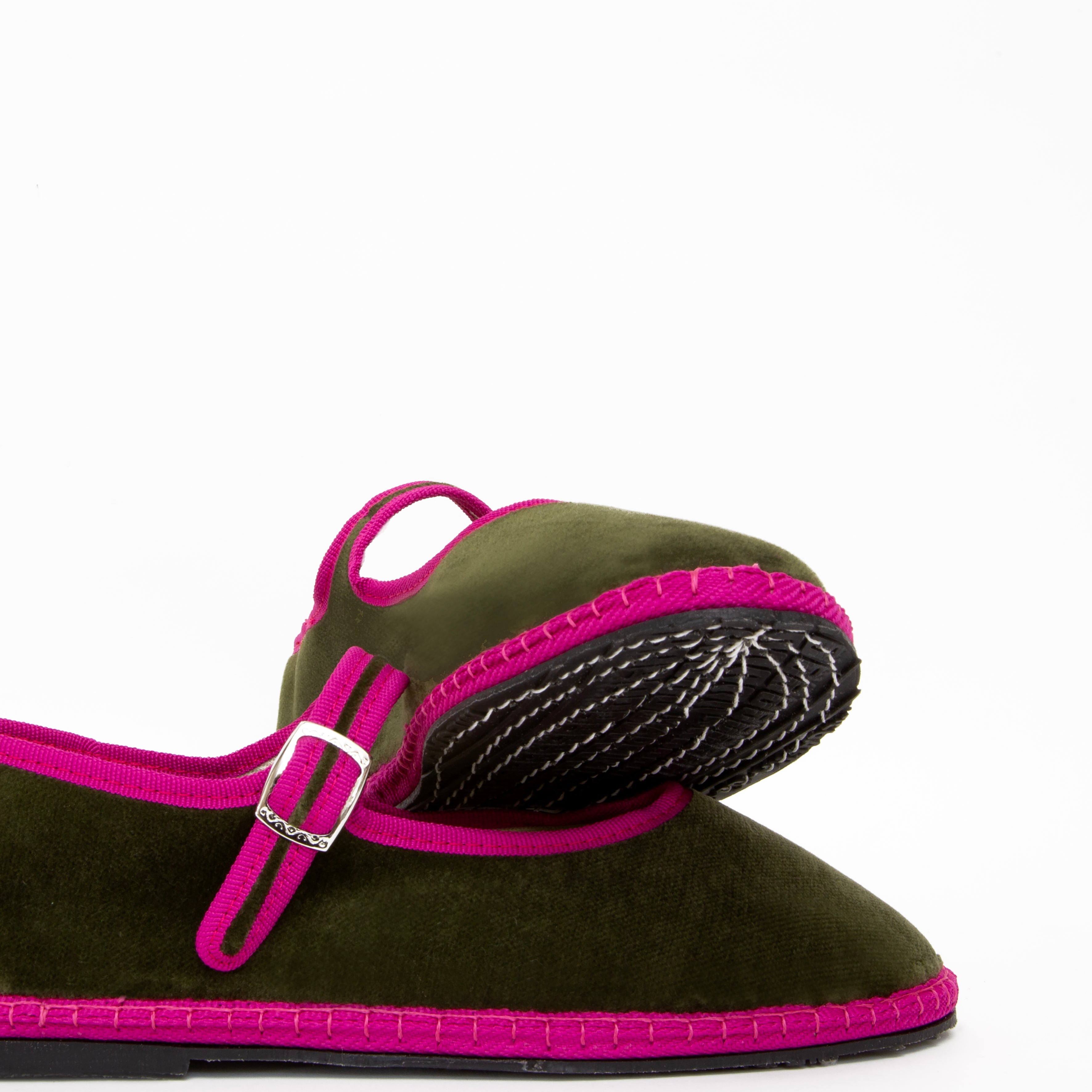 Boheme Verde Oliva Fucsia - Cayumas
