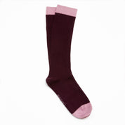 Burgundy Sock