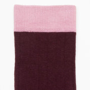 Burgundy Sock