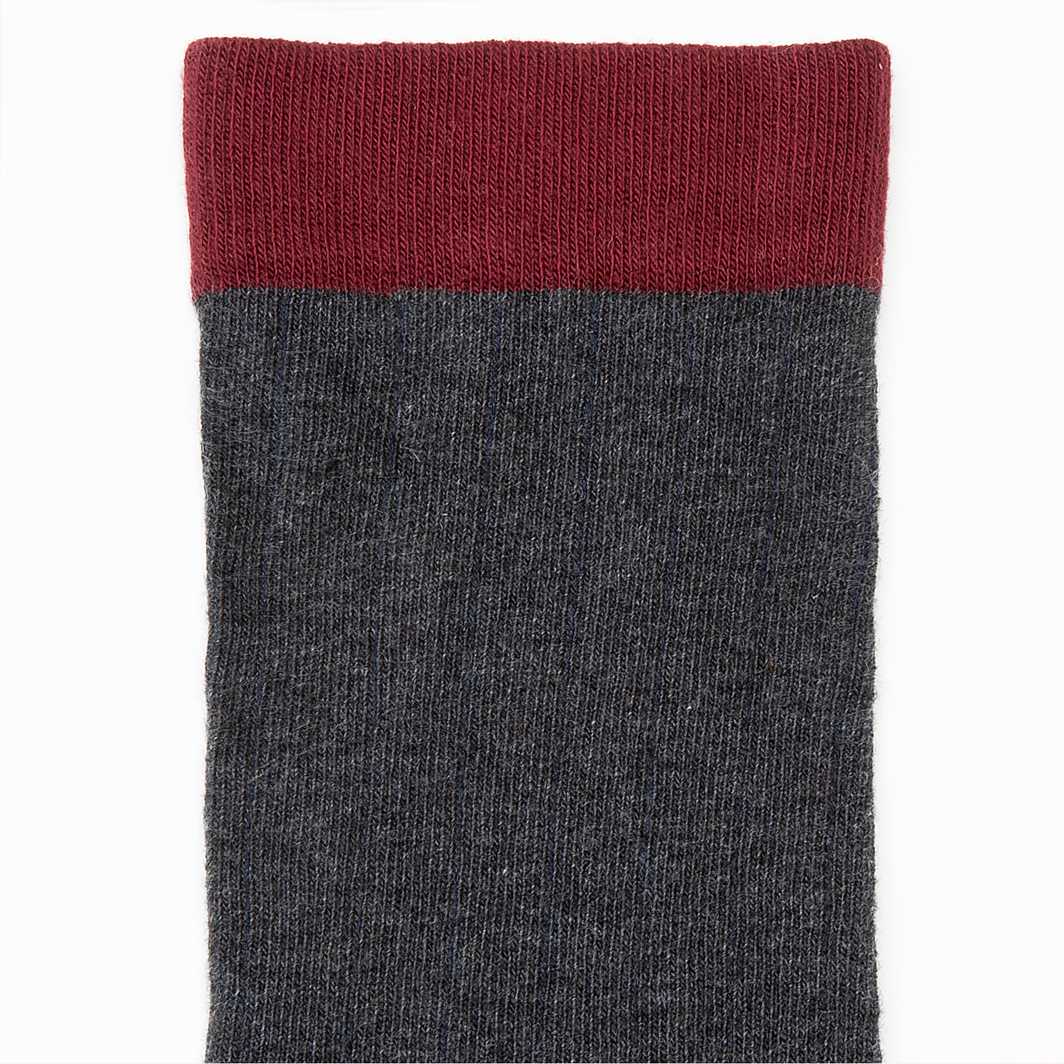 Calcetín Canalé Gris - Cayumas