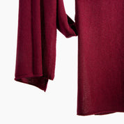 Burgundy Shawl