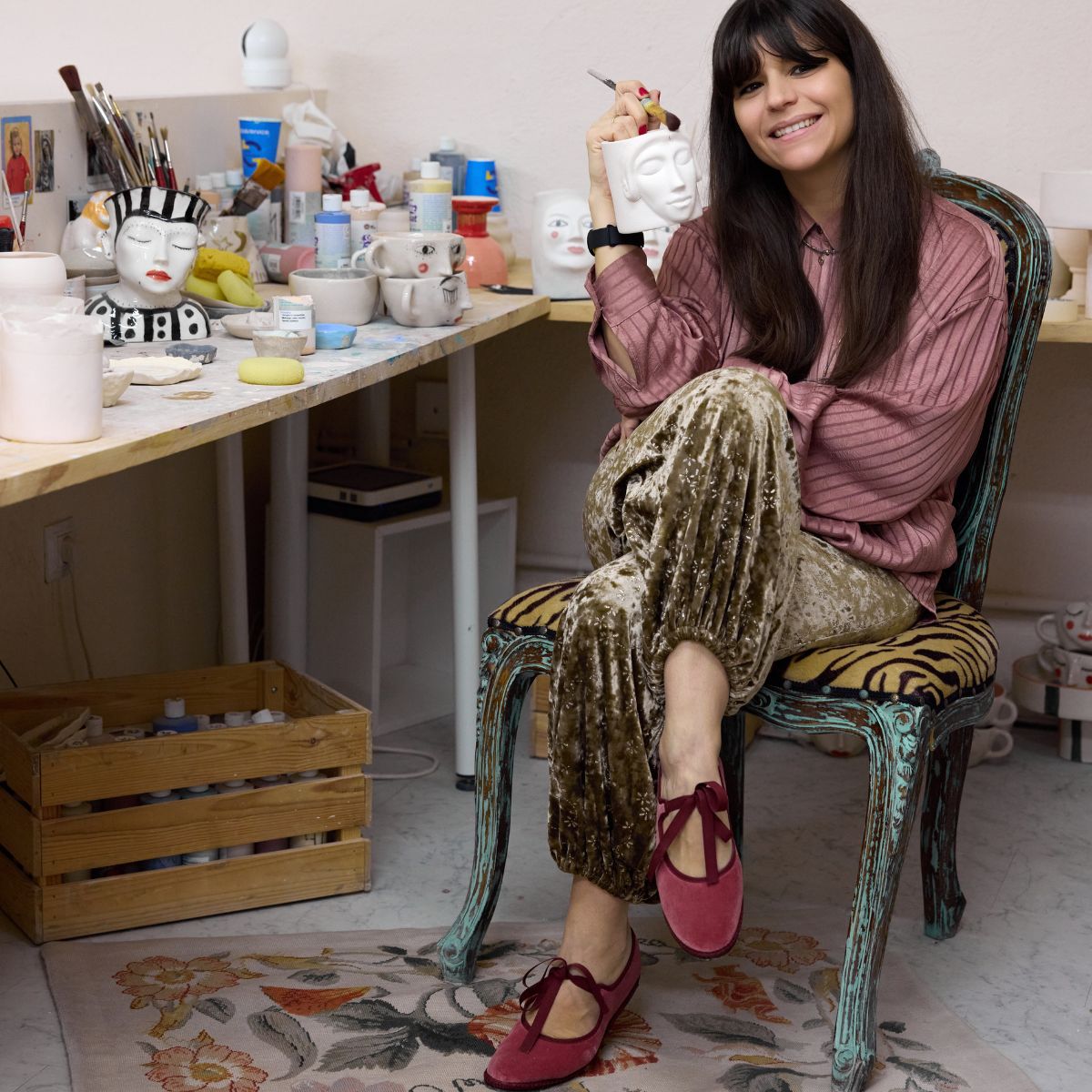 Salomé Rosa Antico Bordeaux - Cayumas