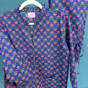 Navy Blue Long Pajama