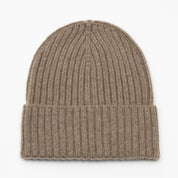 Beige Cashmere Beanie