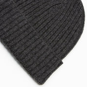 Grey Cashmere Beanie