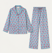 Pijama Largo Azul Claro