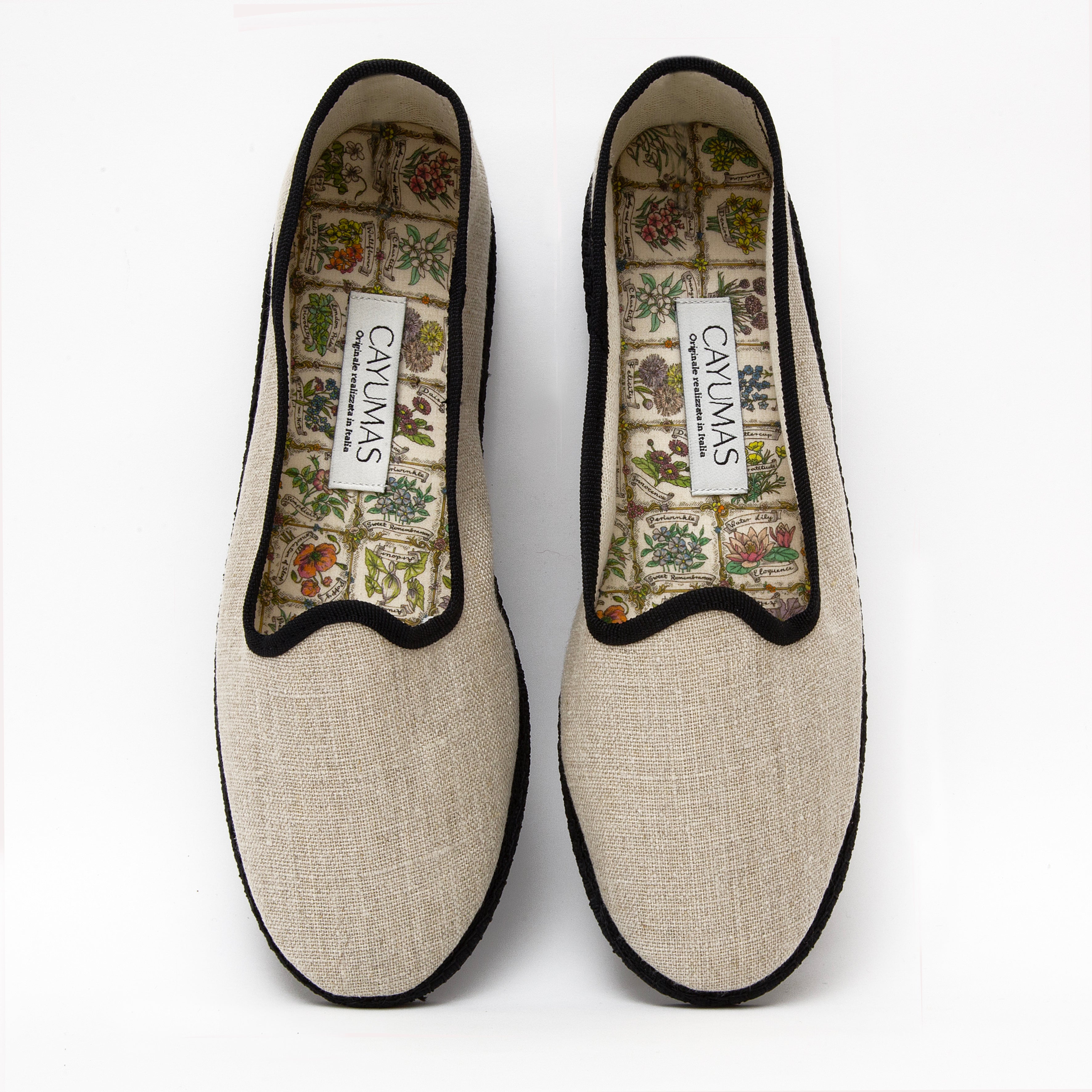 Pagliacci Beige Nero Lino - Cayumas