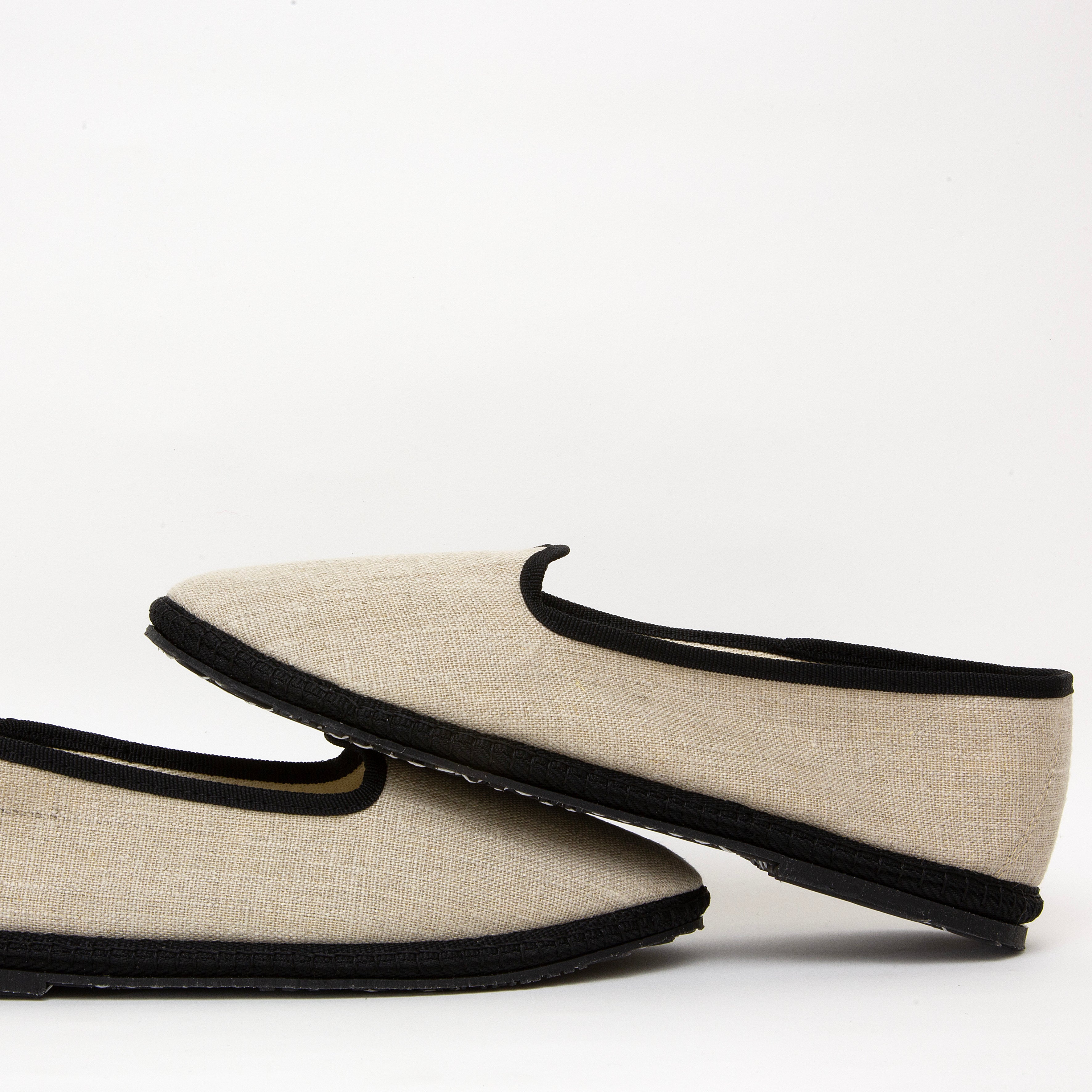 Pagliacci Beige Nero Lino - Cayumas