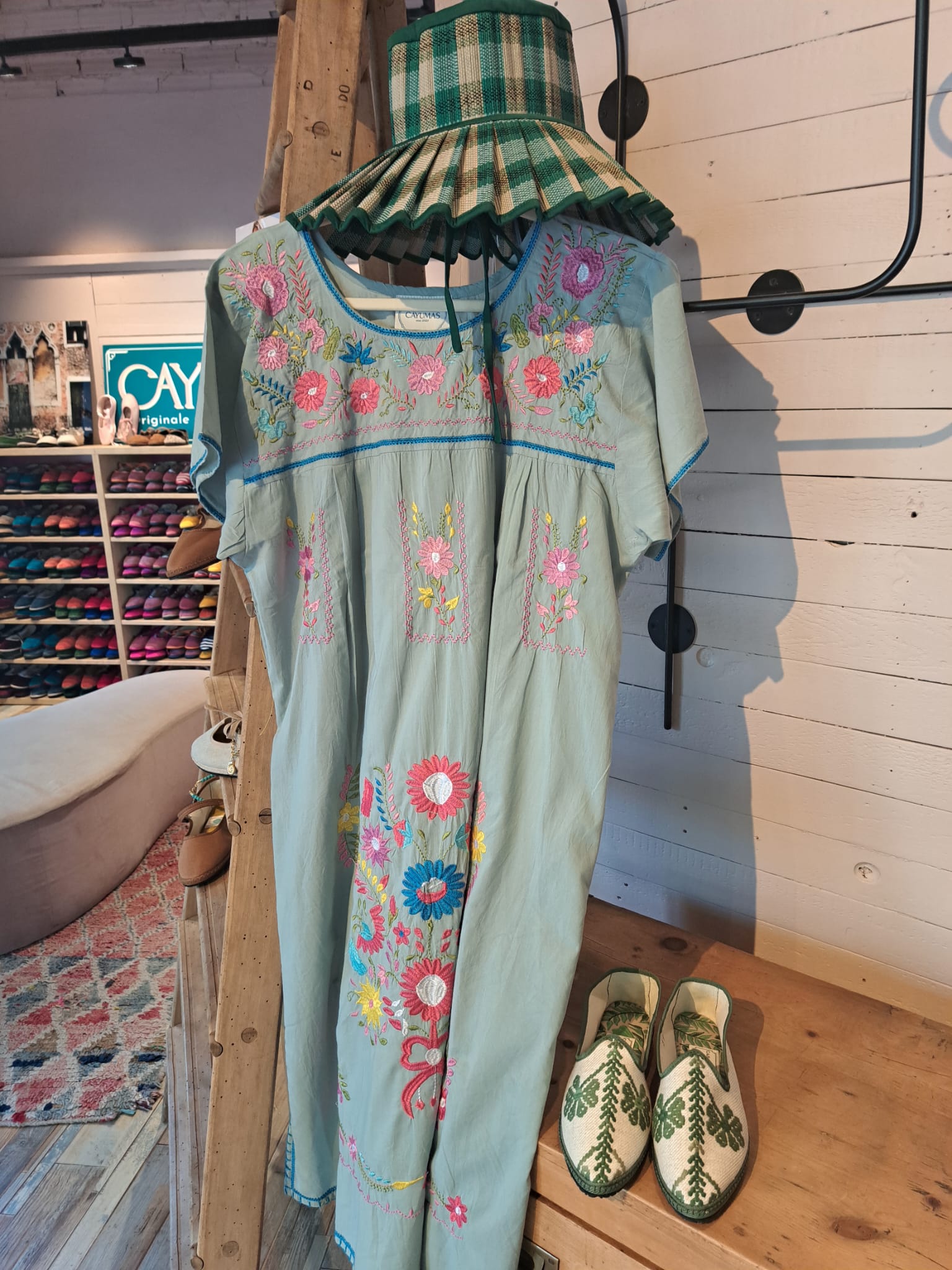 Blue Mexican dress